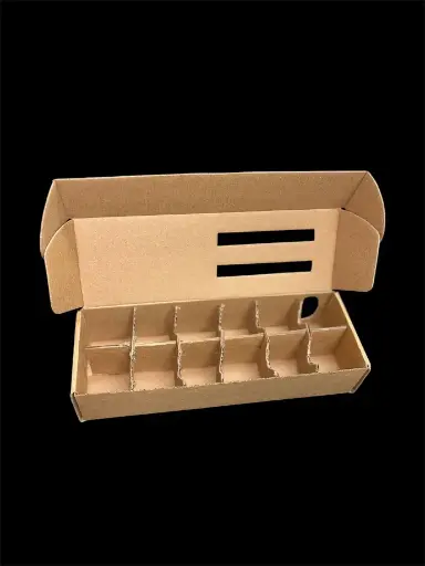 Huevera Docenera – Microcorrugado 14×14×11 cm con separador